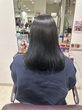 クロップ エス 茅ヶ崎本店(crop es) ブルーブラック(イルミナカラー)