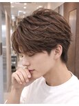 毛流れフェザーパーマ2/メンズ/メンズカット/ニュアンスパーマ