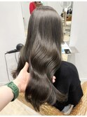 【関日葉里】オリーブグレージュ