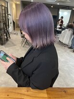 ナンバー(number+)&nbsp;透明感アイスラベンダーボブ