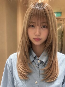 ニコヘアデザイン(NICO hair design) ☆NICO☆ 透け感ベージュ×韓国レイヤー