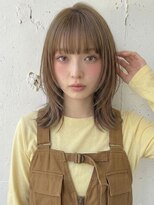 カバーヘア ブリス 上尾西口店(COVER HAIR bliss)&nbsp;12トーンブリーチなしクラゲカットくびれレイヤー10代20代A15