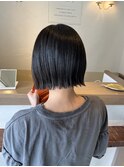 切りっぱなしボブ