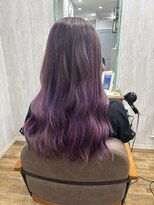 テーラヘアー 袖ヶ浦2号店(TELA HAIR)&nbsp;ロングスタイル×ラベンダーグラデーション