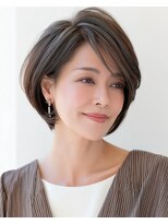 ハピネスフィール 宇治店(Happiness FEEL)&nbsp;40代以上耳かけ丸みショートボブ