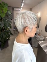 ソソ(soso)&nbsp;グレイヘア/ベリーショート/ピクシーカット/30代40代50代60代