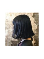 マギーヘア(magiy hair) magiy hair[yumoto] ネイビーボブ