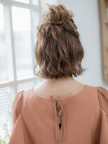 フラミューム 恵比寿(flammeum)&nbsp;外国人風ラフハーフアップ