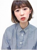 アッシュベージュ！ショートボブ！ワイドバング