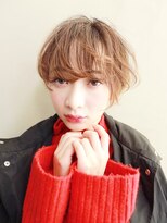 アイティー バイ アルバム 中野店(IT by ALBUM)&nbsp;ミックスウェーブ_オリーブカラーハイライトカラー_46978