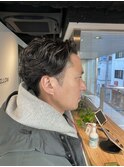 大人パーマスタイル【メンズサロン The WILLOW 神保町店】
