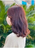 【tetote村山サロンスタイル】ヴェールカラー×ラズベリーピンク