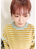 くすみピンクと簡単ヘアアレンジ