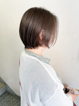 キャンバス バイ ネオリーブ 横浜西口(Canvas by neo.) 大人可愛い小顔丸みショートボブ 20代30代40代