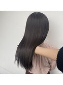 髪質改善 透明感グレージュカラー