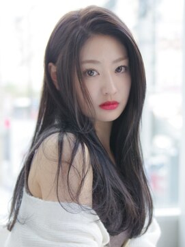 ウィズ 花見川店(Wiz) 前髪なしかきあげロングスタイル