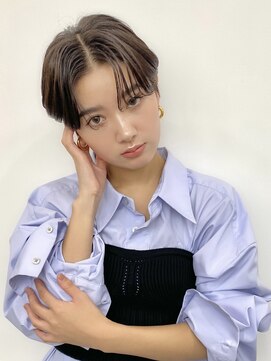 パープル 自由が丘(purple) 小顔に見えるヘア/オリーブグレー／ココアベージュ[自由が丘]