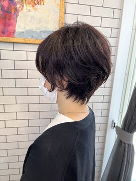 リール(THE RIRE.) ＊THE  RIRE.  ショートパーマ×ピンクブラウン＊