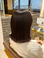 プラグ バイ ネオリーブ(plug by neolive)&nbsp;黒髪×髪質改善 [髪質改善/縮毛矯正/レイヤーカット]韓国A