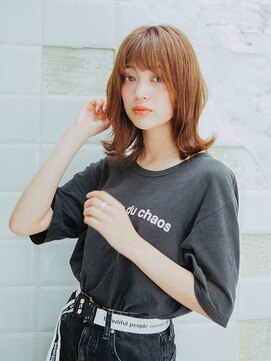 アゲート(Agate) 【錦糸町美容院Agate】うるツヤシルキーベージュ!外はねボブi