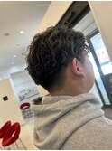 ツイスパニュアンスパーマ*メッシュカラー