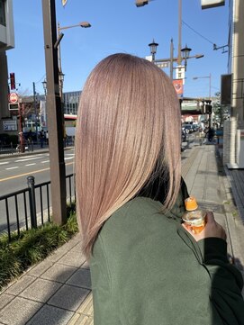 トリエ 川越(torie) ペールピンク×ピンクベージュ×ダブルカラー