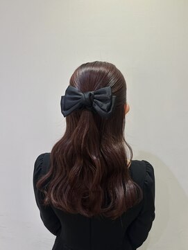 シャルムバイケンジ(Charm.by KENJE) プリンセスハーフアップ＊