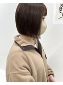 【jjeno】髪質改善ストレート×前下がりボブ