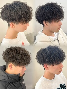 バース バイ ハピネス(BIRTH by happiness) 奈良men's 縦落ちツイストスパイラルパーマ