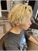 【メンズ】サボパーマ_ブロンドカラー☆