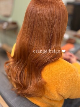 メイ 池袋(mei) オレンジカラー/オレンジベージュ/オレンジ/ブリーチカラー