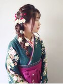 編みおろし×袴