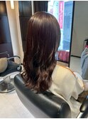 こなれロングくせ毛風カールニュアンスカラーモテ髪艶感20代30代