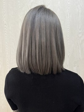 ヘアーアンドビューティーガーデン(HAIR AND BEAUTY GARDEN) 大人ショートボブヘアくびれショート白髪染めグレイカラー40代
