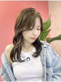 ブリーチなしベージュ