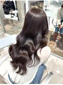 メルティーカラーフェミニンロング似合わせカット[原宿/表参道]