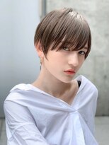 アンスリウム 吹田(Anthurium)&nbsp;大人ミニショート×オリーブカラー/30代40代おすすめヘア