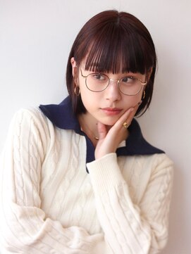 ラフ フロム ガーデン(Laf from GARDEN) ボブ/暗めカラー/縮毛矯正/髪質改善/前髪カット/韓国