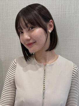 ロリム(RorriM) 暗髪カラー 暗めカラー ブリーチ無しカラー グレージュ ブラウン