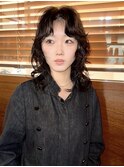 簡単垢抜けミディアムレイヤーパーマ