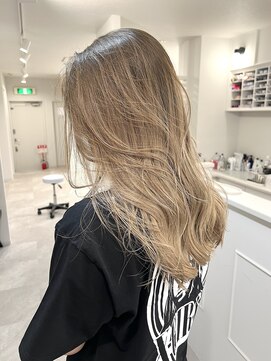 バレイヤージュ/ハイライト/ハイトーン/ケアブリーチ