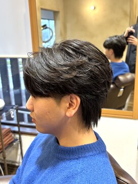 えり残しフェザーパーマ