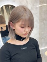 シグマルミエ 福島店(SIGMA LUMIER)&nbsp;透明感あふれるシルバーブロンド