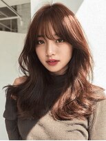 ダル 渋谷/表参道(DAL.)&nbsp;顔周りカットハッシュカットダークブラウンワンホンレイヤー韓国