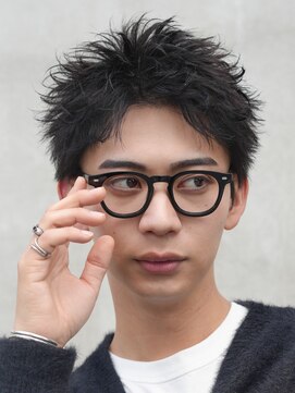 フィフス 渋谷(fifth) 渋谷ルーズショートパーマ短髪アクティブショートビジネスヘア