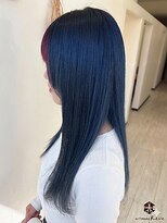 アートモードレヴィー(artmode Revie)&nbsp;ネイビーブルー×インナーレッド魅せるデザインカラー