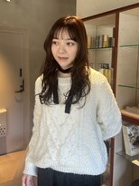 ギフト(GIFT)&nbsp;ゆる巻き long layer , こっくり brown