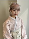 森崎ミルクティーブロンド/ダークブルー/デジタルパーマ/栄