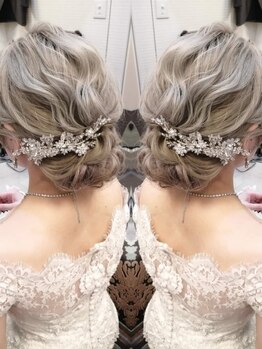 ヘアセット&着付け専門店KAMITOKAO【9/19 OPEN(予定)】の写真/【品川駅徒歩2分】平日も早朝6時から◎花嫁様御本人のヘアメイクも是非お任せください☆