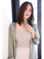 ノンダメージサロン ステラバイボヌール(Stella by Bonheur) 【川西能勢口】シアーグレージュ×レイヤーミディ